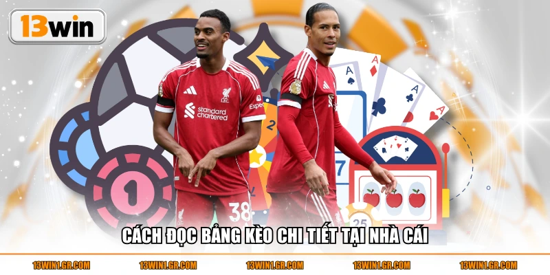 Cách đọc bảng kèo chi tiết tại nhà cái