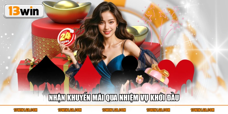 Nhận khuyến mãi qua nhiệm vụ khởi đầu