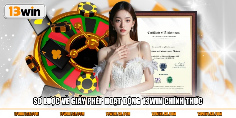 Sơ lược về giấy phép hoạt động 13WIN chính thức